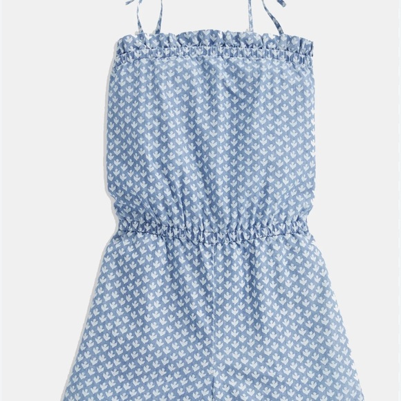 Vineyard Vines Gustavia Blue Pattern Romper Sz L(14) - Picture 1 of 6